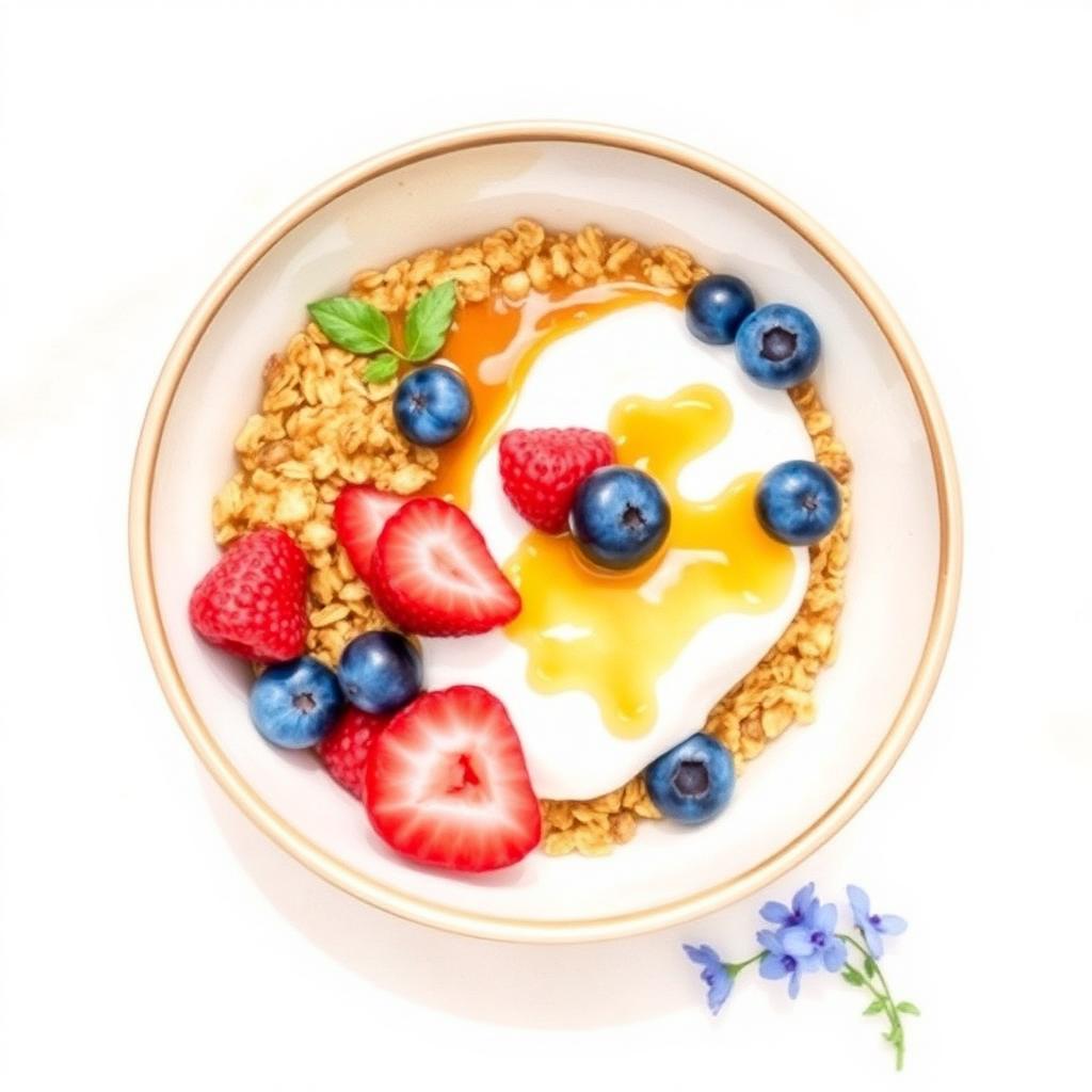Frische Frühstücks-Bowl mit Beeren – Frühstück im KML Cafeteria